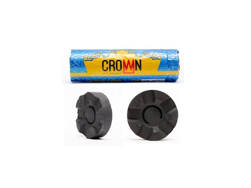 Uhlíky do vodnej fajky Carbopol Crown 40mm