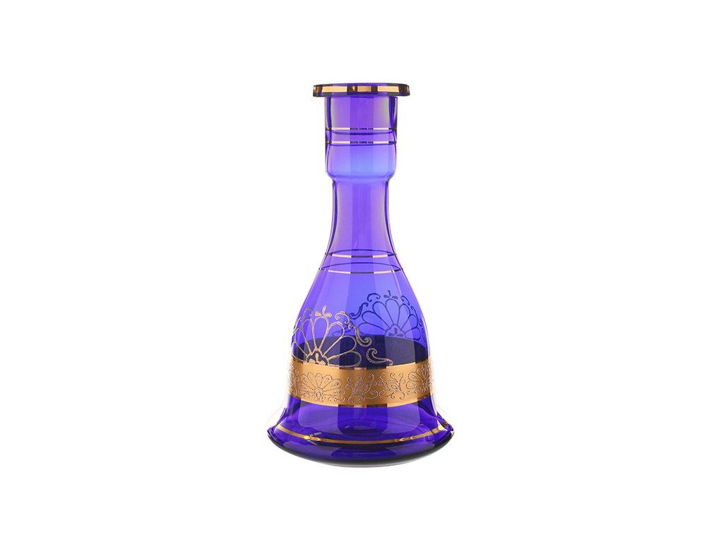 Váza na vodnú fajku Gold-Blue 30cm