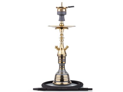 Vodná fajka AMY Deluxe Mini Hayil 55cm Gold-Black