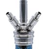 wd hookah g46 12 edelstahlshisha blau metallic 8992 wd g46 12