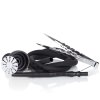 Aladin Alux Captain Silver-Black 54cm Shisha SET