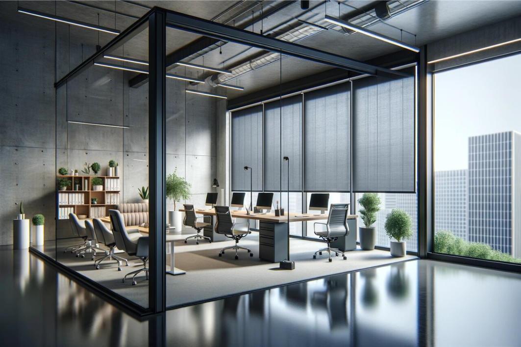 Volněvisící nástěnné rolety