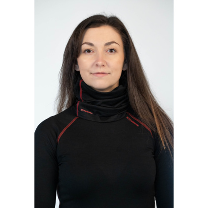 Černý MERINO nákrčník - unisex