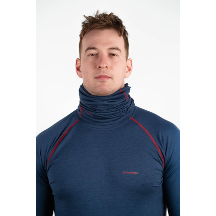 Navy MERINO neck warmer – unisex