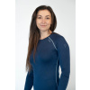 Dámské navy MERINO triko s dlouhým rukávem