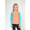 Children's two-tone MERINO long sleeve shirt