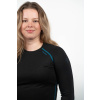 Women's black MERINO long sleeve shirt