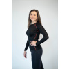 Women's black MERINO long sleeve shirt