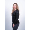 Women's black MERINO long sleeve shirt