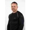 Men's black MERINO long sleeve shirt