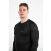 Men's black MERINO long sleeve shirt