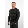 Men's black MERINO long sleeve shirt