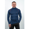 Pánský navy MERINO rolák s dlouhým rukávem