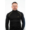 Men's MERINO turtleneck black with long sleeves
