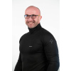 Men's MERINO turtleneck black with long sleeves