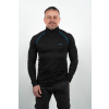 Men's MERINO turtleneck black with long sleeves