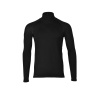 Men's MERINO turtleneck black with long sleeves