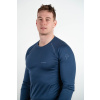 Pánské navy MERINO triko s dlouhým rukávem