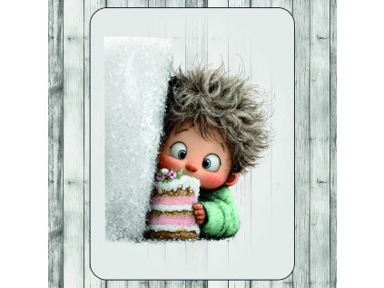 DTF transfer/nažehľovačka Chlapček s tortou