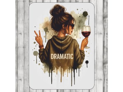 DTF transfer/nažehľovačka Dramatic - bruneta
