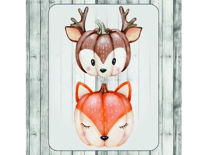 DTF transfer/nažehľovačka Tekvicové zvieratká 1