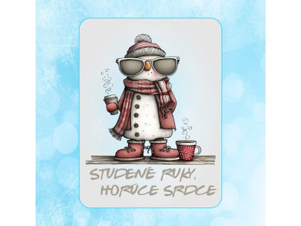 DTF transfer/nažehľovačka Snehuliak