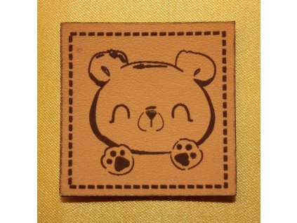 Štítok - medveď