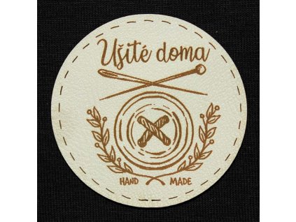 Štítok - ušité doma