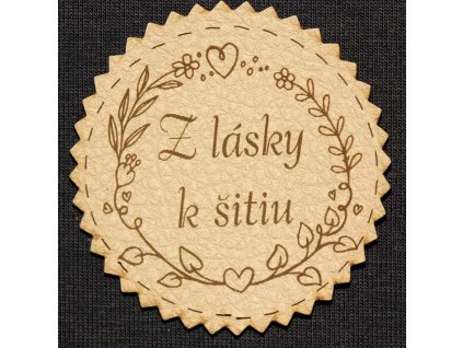 Štítok - Z lásky k šitiu