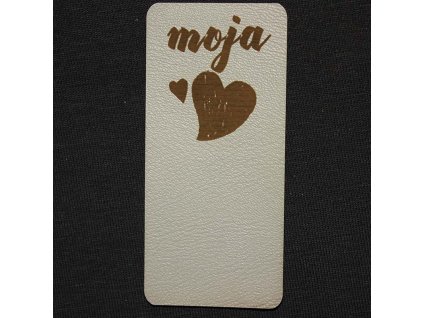 Štítok na lem - moja srdcovka