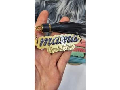 Akrylový prívesok MAMA personalizovaný