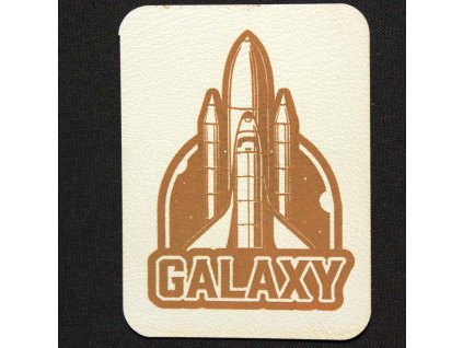 Štítok - Galaxy raketa