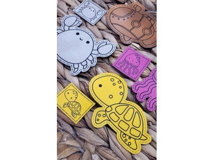 Koženkový štítok KORYTNAČKA