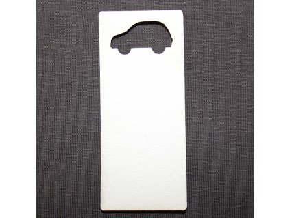 Štítok na lem - auto