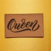 Štítik - Queen  koženkový štítok