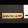 Štítok - Limitované vydání (CZ)  koženkový štítok