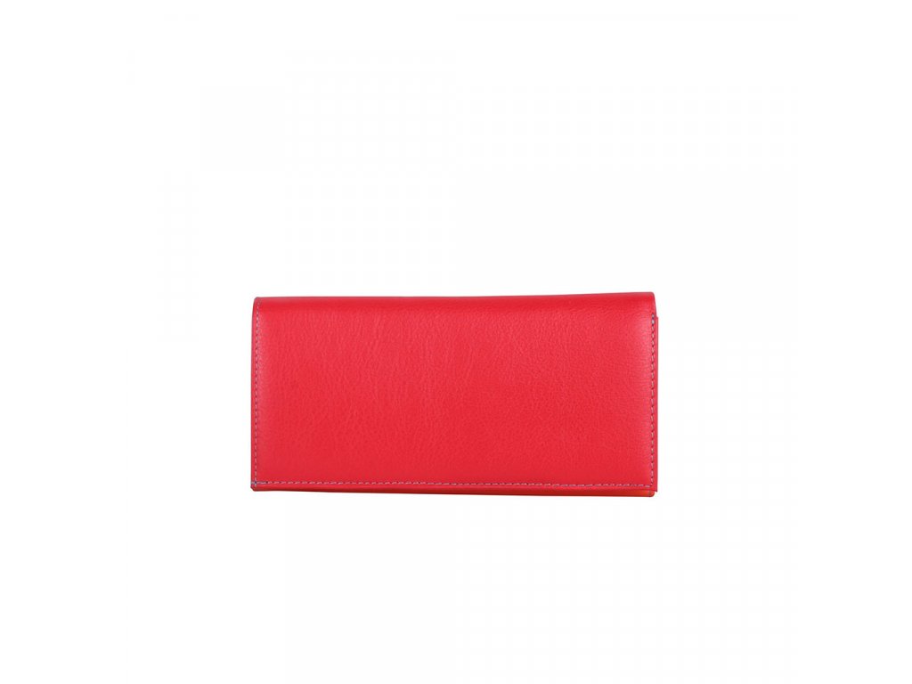 Dámská kožená peněženka - Ciel červená