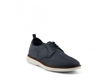 Pánské kožené polobotky CLARKS modré