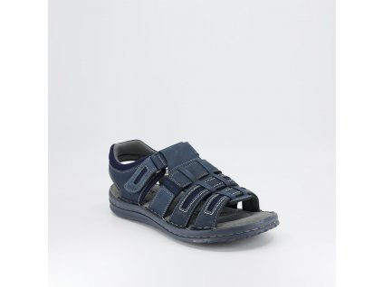 Pánské kožené sandály KLONDIKE modré