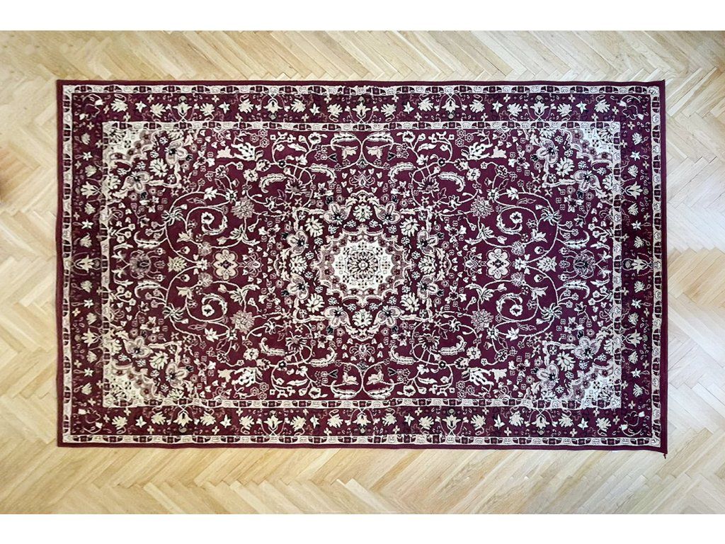 Vintage big carpet wine red