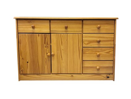 Solid wood chest of drawers