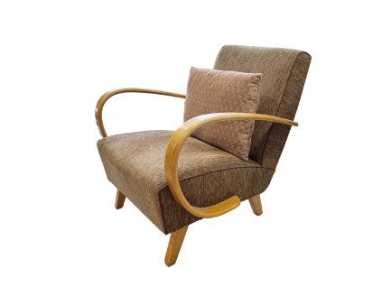 Halabala armchair, light-colored armrests