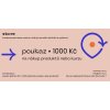 Elektronický poukaz v hodnotě 1000 Kč