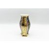 Hand-Painted Vase - Bohemia / Telč -gold