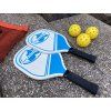 Zestaw do Pickleballa - 2 rakiety i 3 piłki