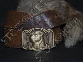 Westernová přezka Rottwiler
