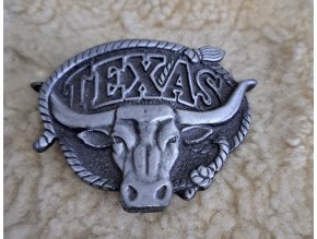 Westernová přezka TEXAS BUFFALO staronikl