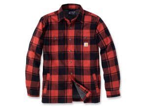 Zateplená Košile carhartt - Heavyweight Flannel Sherpa-Linned Shirt Jac