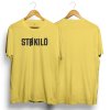 College yellow tshirt