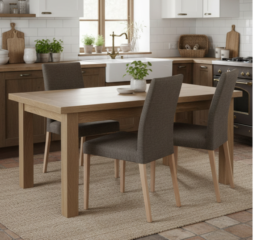 Jedálenské sety , stôl + stoličky